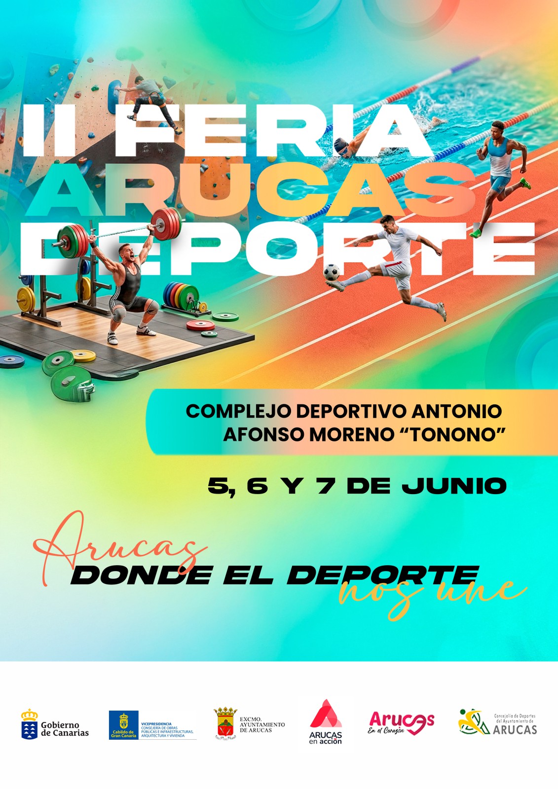 Cartel II Feria Deporte Arucas - Arucas Deporte